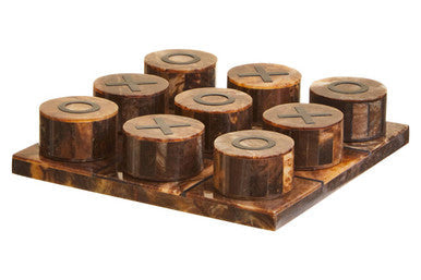 Churchill Games Brown And Black Finish Noughts And Crosses