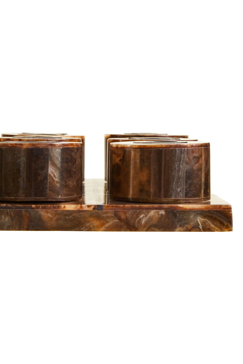 Churchill Games Brown And Black Finish Noughts And Crosses