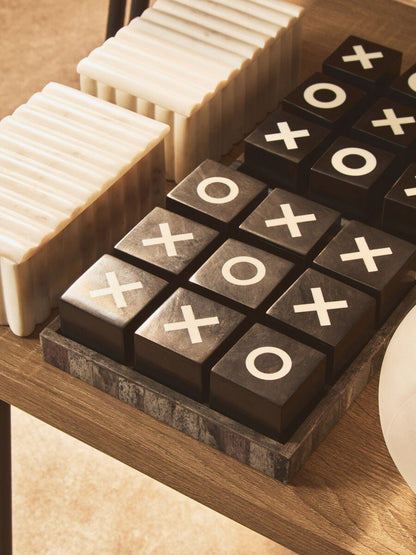 Churchill Games Grey Bone Noughts and Crosses