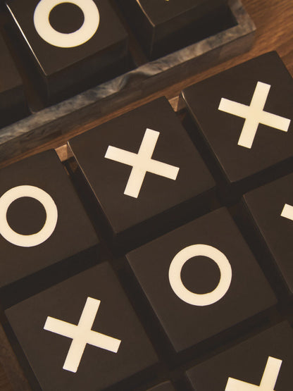 Churchill Games Grey Bone Noughts and Crosses