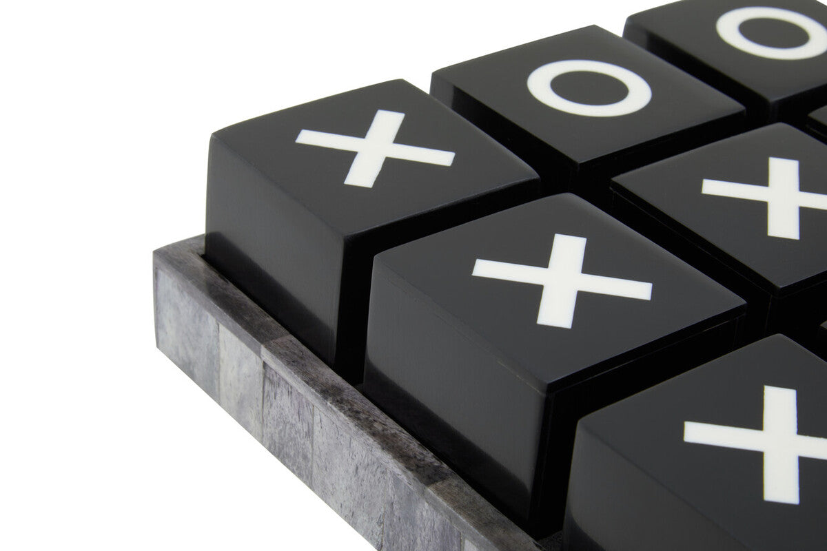 Churchill Games Grey Bone Noughts and Crosses