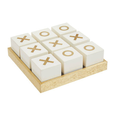 Churchill Games White and Gold Noughts and Crosses
