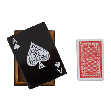 Churchill Games Black and White Single Card Box with Playing Cards