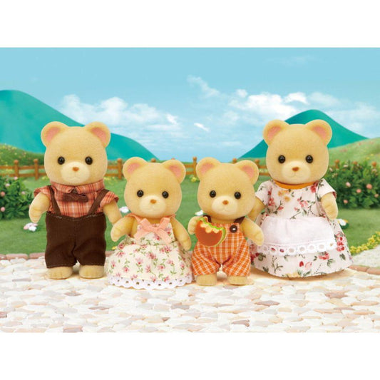 Sylvanian Families Bear Family Toy Playset for Ages 3 and Up