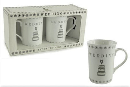 Wedding Day Mugs Gift Set