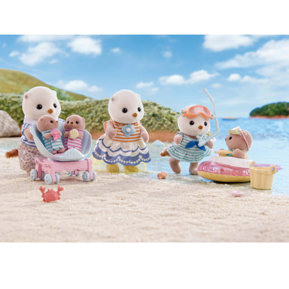 Sylvanian Families Sea Otter Family Toy Playset for Ages 3 and Up