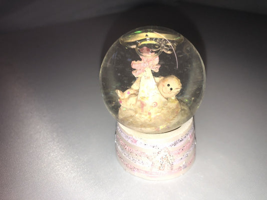 Baby in Sling Glitter Globe