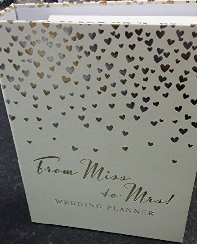 Little Hearts Wedding Planner with Divider - From Miss to Mrs