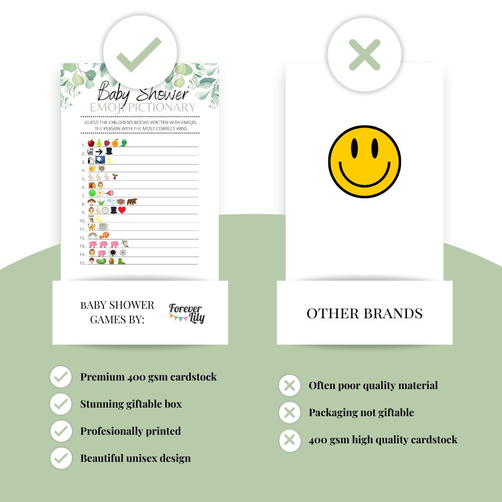 Baby Shower Games Bundle - 6 Game Bundle