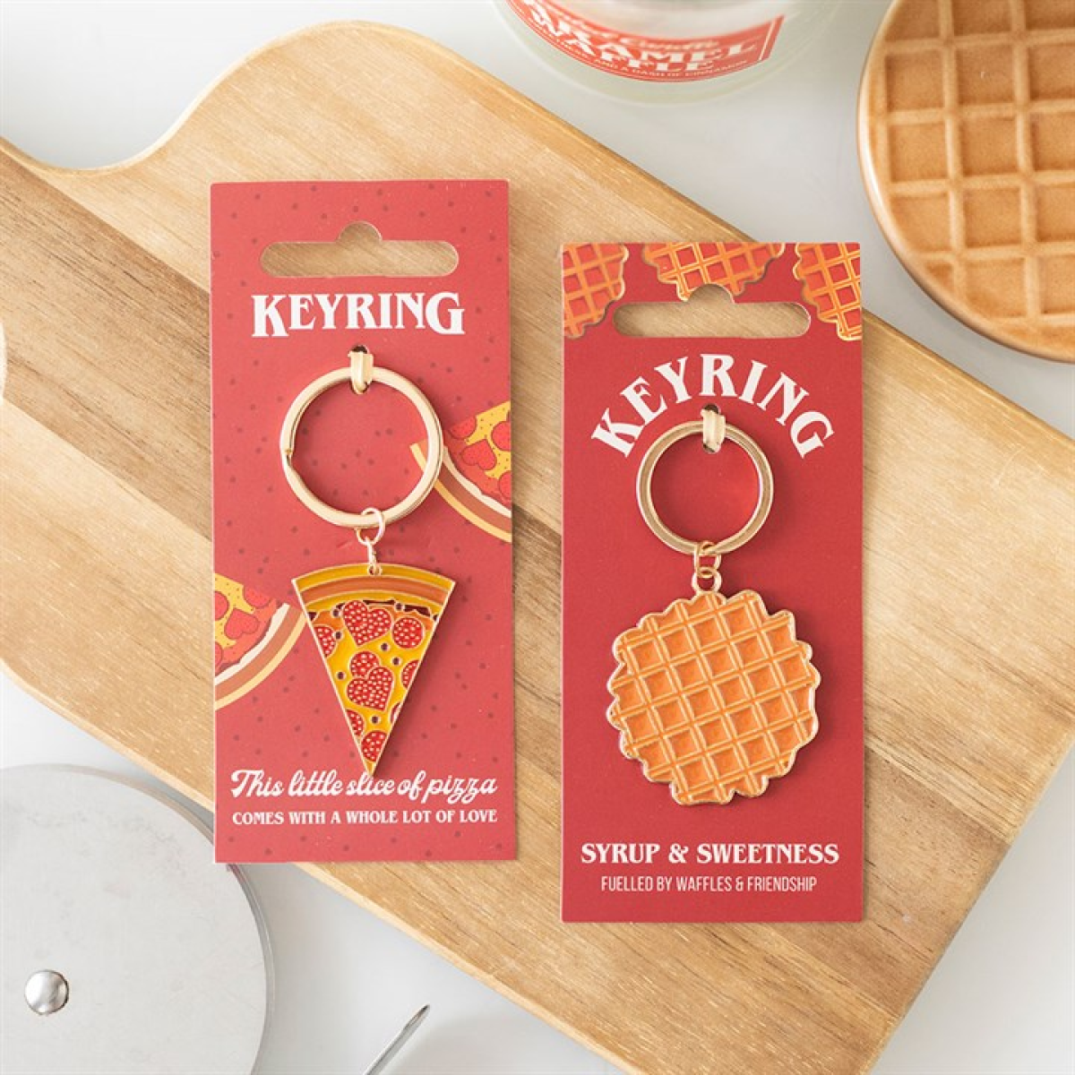 Pizza Slice Keyring