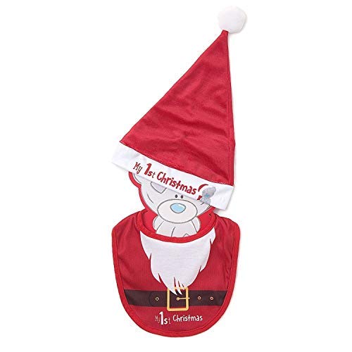 Me To You Tiny Tatty Teddy - Baby My 1st Christmas Hat & Bib Set