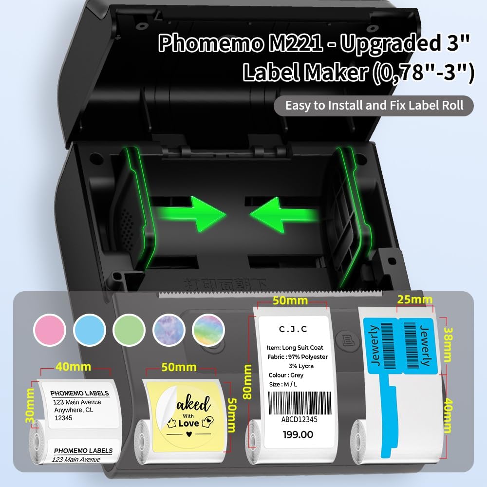 Phomemo M221 Mini Label Printer