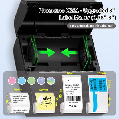 Phomemo M221 Mini Label Printer
