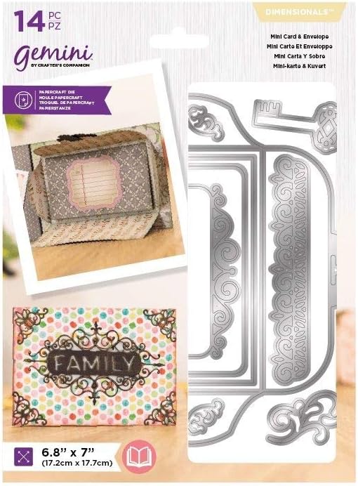 Gemini Tabbed Page & Purse Card - Dimensional Papercraft Die