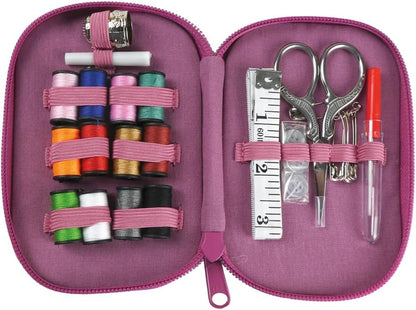 Emma Ball Cats in Hats Zipped Travel Sewing Set Kit