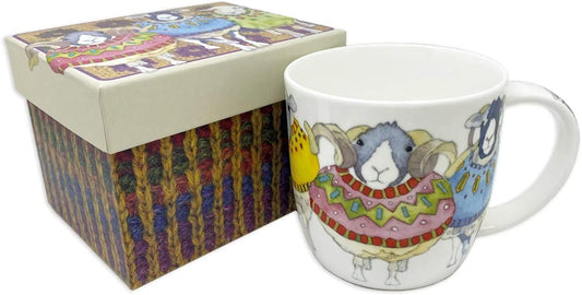 Emma Ball Bone China Mug with Gift Box - Sheep in Jumpers