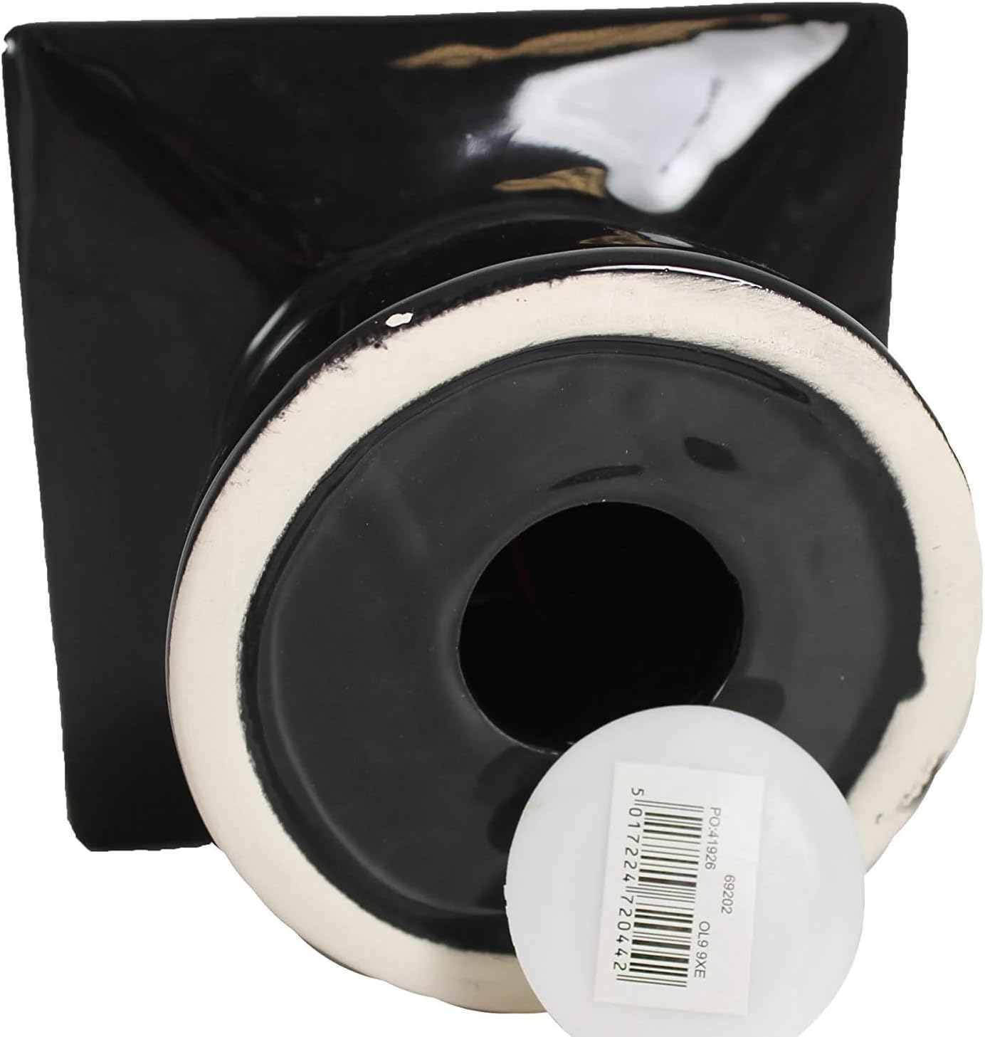 Graduation Black Mortar Board Hat Money Box with Red Tassel