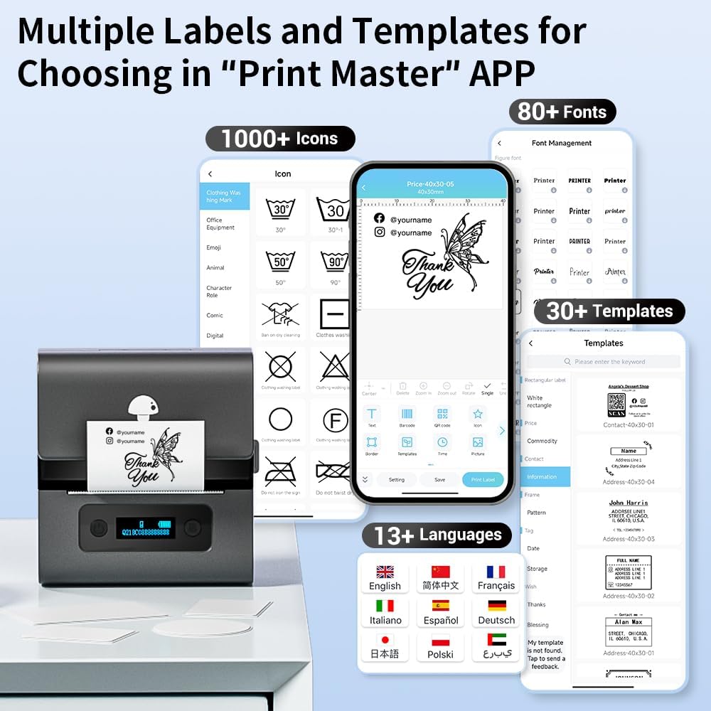 Phomemo M221 Mini Label Printer