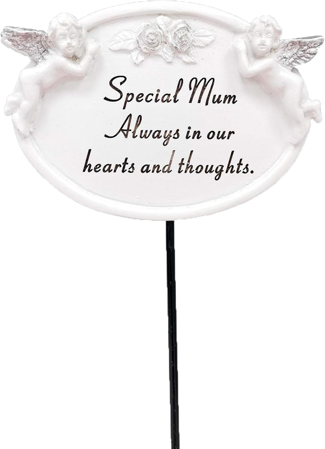 David Fischhoff Special Mum Graveside Oval Memorial Plaque on a Stick