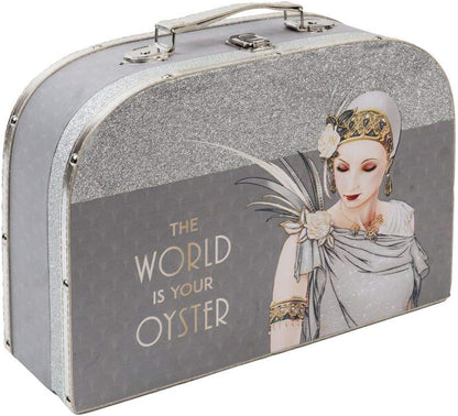'Charleston' Set of 2 Suitcase Storage Boxes