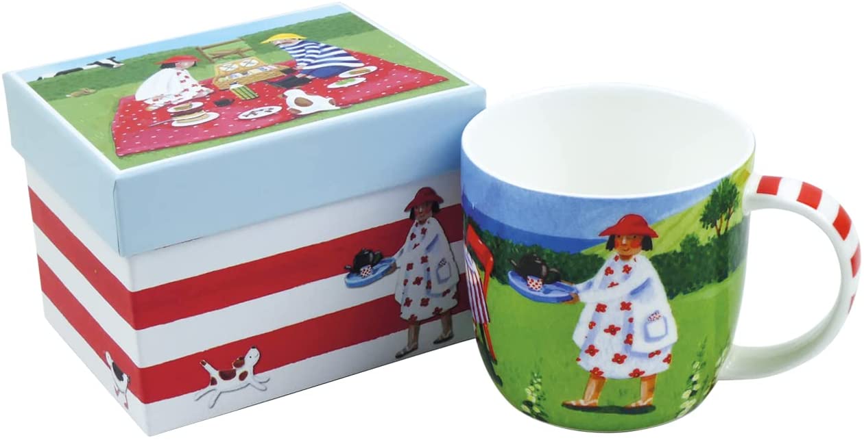 Emma Ball MR & MRS Fish Bone China Mug with Gift Box