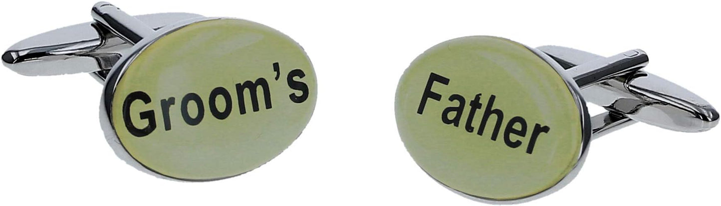 Harvey Makin Groom's Father Cufflinks in Giftbox