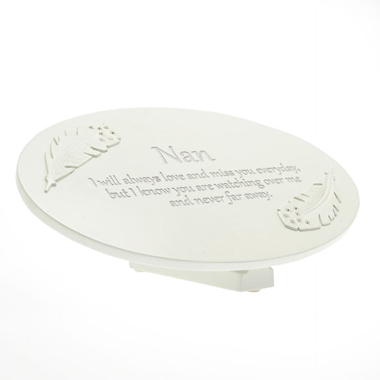 Thoughts of You Resin Memorial Plaque - Nan