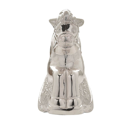 Bambino Silver Plated Rocking Horse Money Box