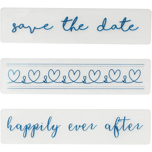 Wedding Borders Embossing Folder A6