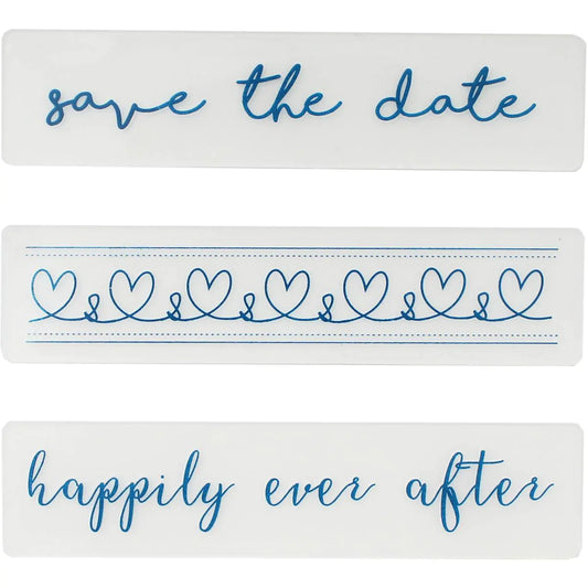 Wedding Borders Embossing Folder A6