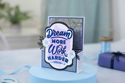 Crafters Companion Mindfulness Quotes Clear Acrylic Stamp - Dream More