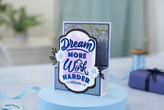 Crafters Companion Mindfulness Quotes Clear Acrylic Stamp - Dream More