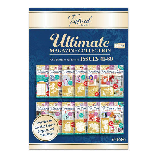 Tattered Lace: Ultimate Magazine Collection USB ~ Issues 41-80