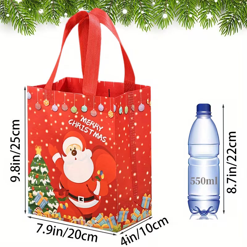 Christmas Gift Bag with Handle - Assorted Designs
