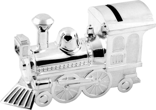 Bambino Silver Plated Train Money Bank