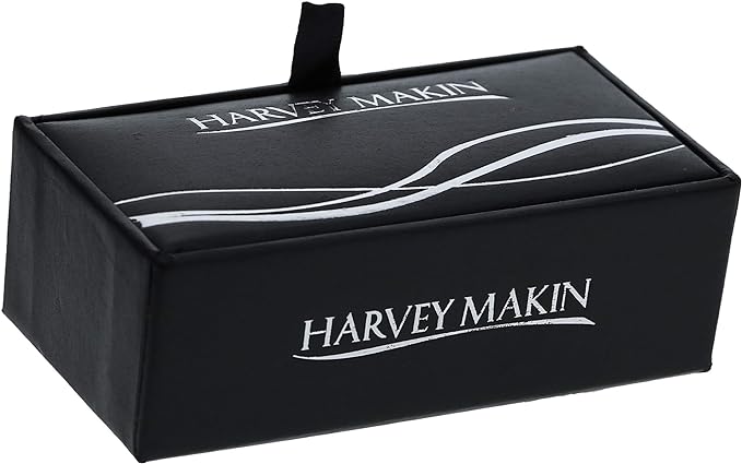 Harvey Makin Groom's Father Cufflinks in Giftbox
