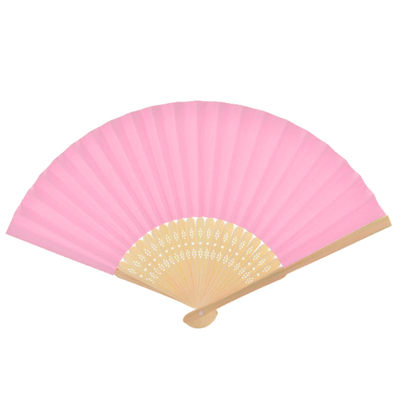 Pack of 3 Coloured Paper Fans - Choice of Colours