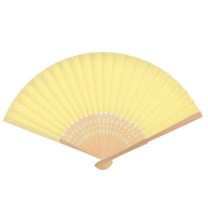 Pack of 3 Coloured Paper Fans - Choice of Colours