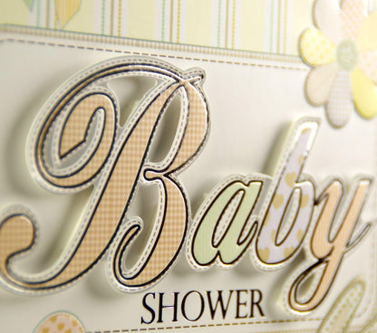 Laura Darrington Baby Shower Photo Album - Patchwork Collection