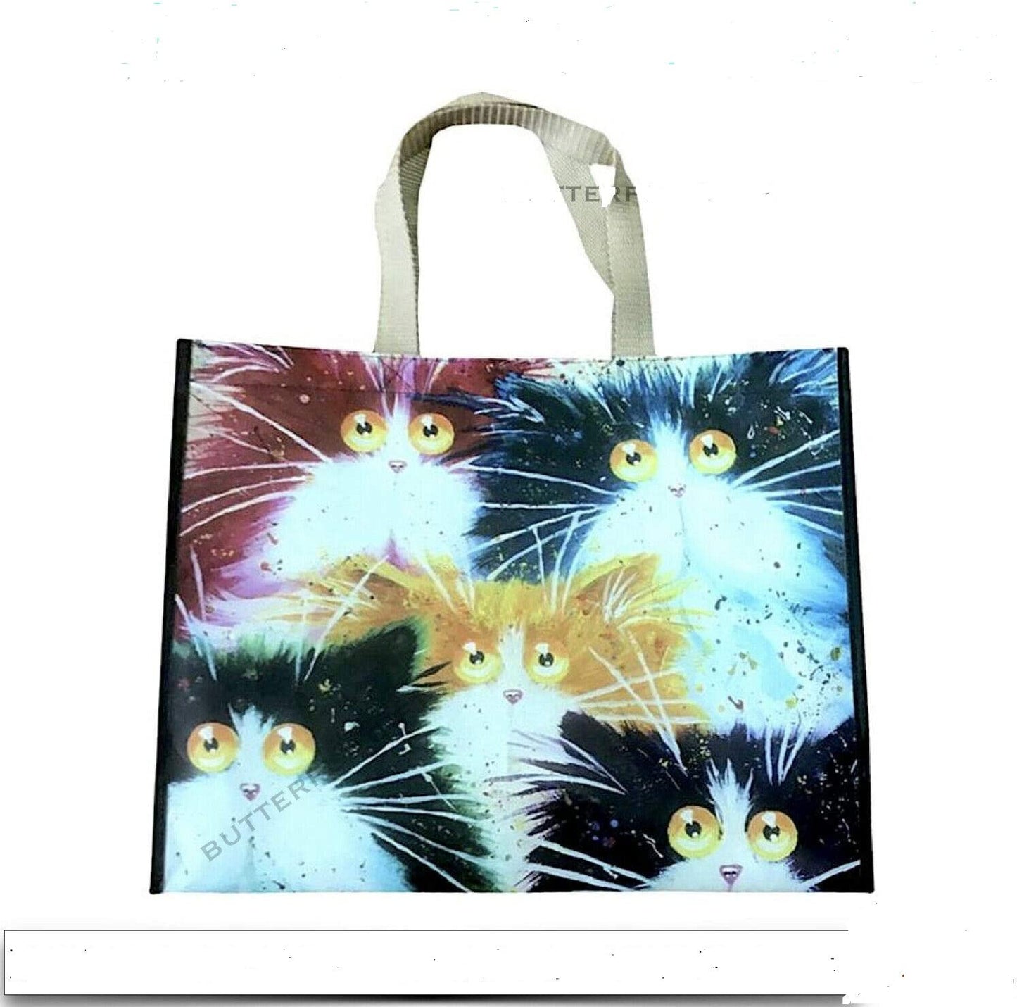 Kim Haskins Cats Shopping Bag