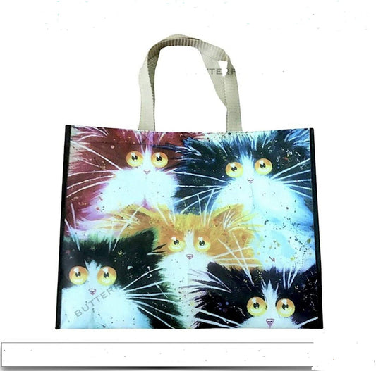 Kim Haskins Cats Shopping Bag
