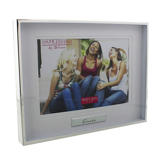Juliana Silverplated 'Friends' Photo Frame
