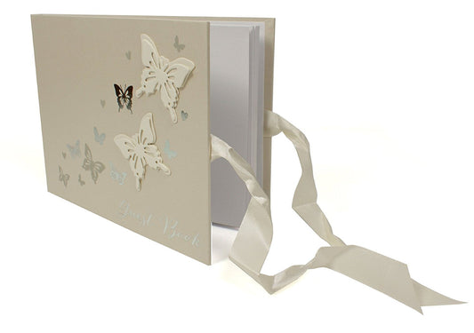 Country Baskets Love Butterfly Guest Book
