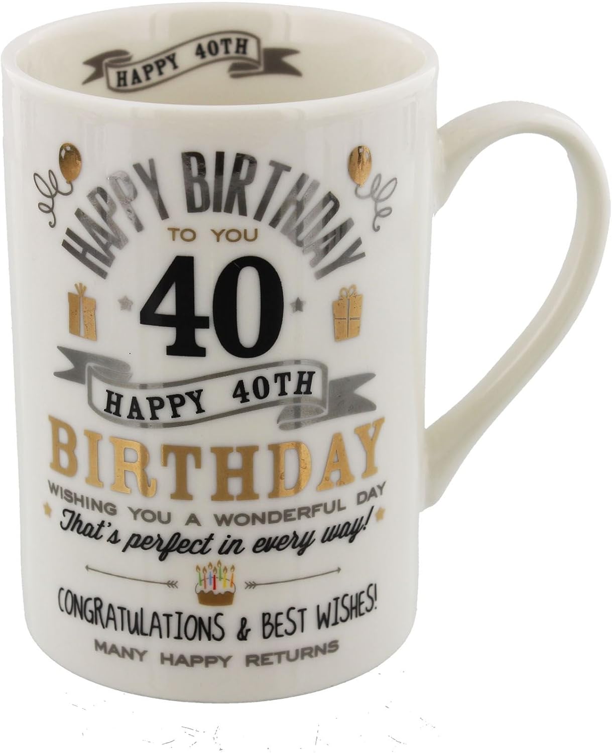 40th Birthday Gift Mug by Juliana