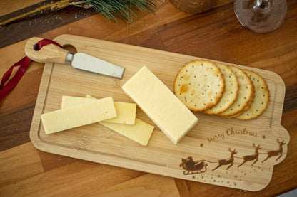 Christmas Cheese Board - Santa's Sleigh