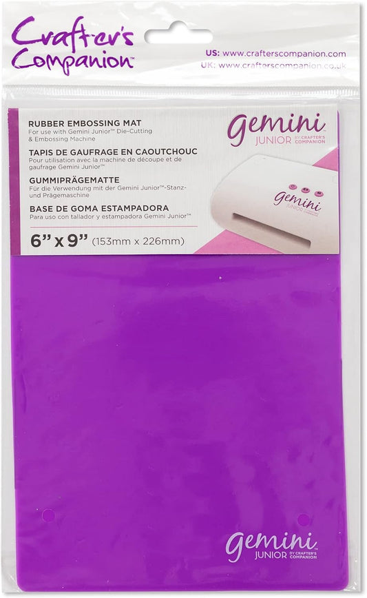 Gemini Junior Rubber Embossing Mat 6"X9"