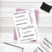 Crafters Companion Photopolymer Stamp ~ Congratulations