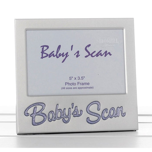 Shudehill Giftware - Blue Glitter Word Baby's Scan
