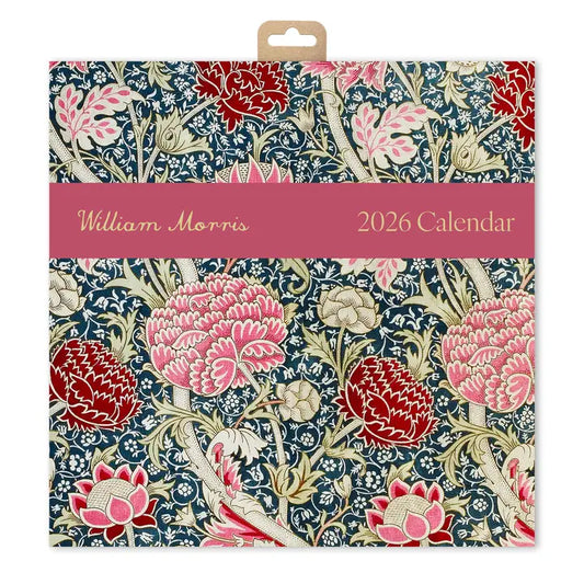 William Morris 2026 Square Wall Calendar - Monthly Planner Featuring Classic Patterns