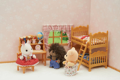 Sylvanian Families Children's Bedroom Set Furniture Playset for Age 3+